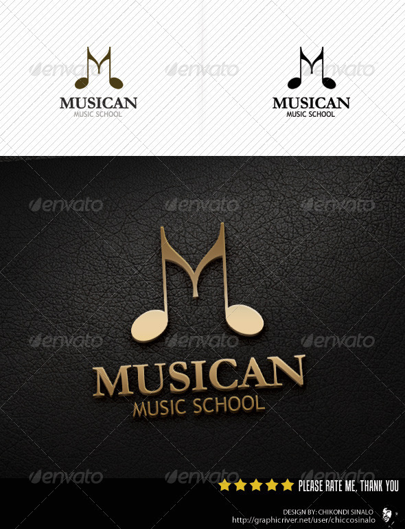Musican Logo Template - Abstract Logo Templates