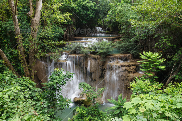 Beautiful Waterfall - Stock Photo - Images