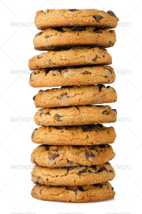 Stack of cookies - Stock Photo - Images
