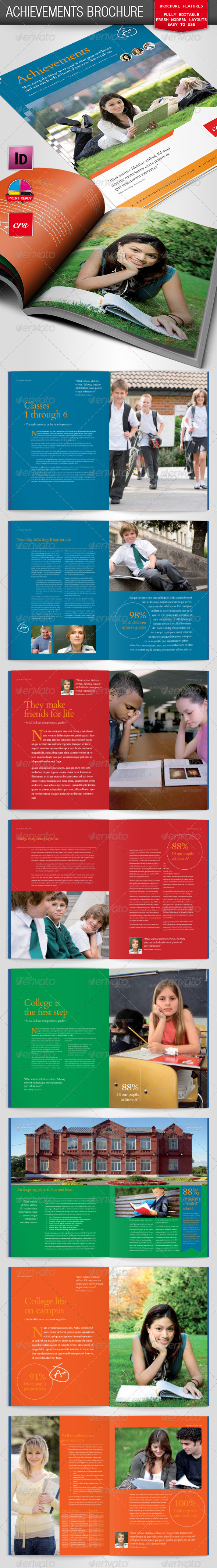 Achievements Brochure - Brochures Print Templates