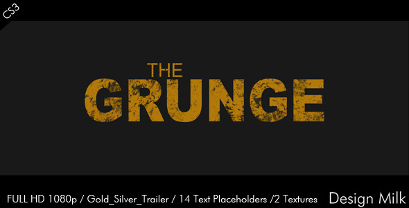 After Effects Project - VideoHive The Grunge 2570723 After Effects Project - VideoHive The Grunge 2570723