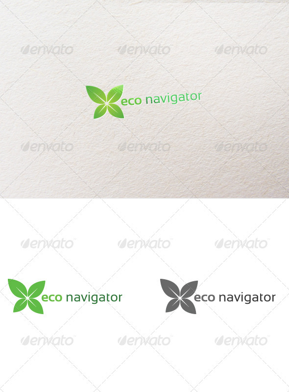 Eco Navigator - Nature Logo Templates