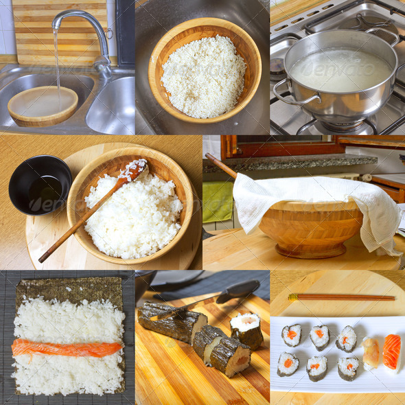 Homemade sushi - Stock Photo - Images