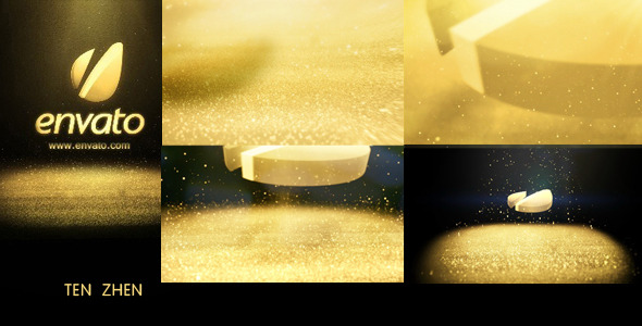 VideoHive Gold particles Reveal 2551342 VideoHive Gold particles Reveal 2551342