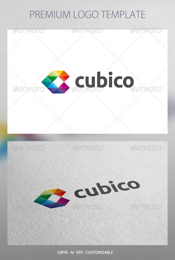 Cubico - Abstract Logo Template - Abstract Logo Templates