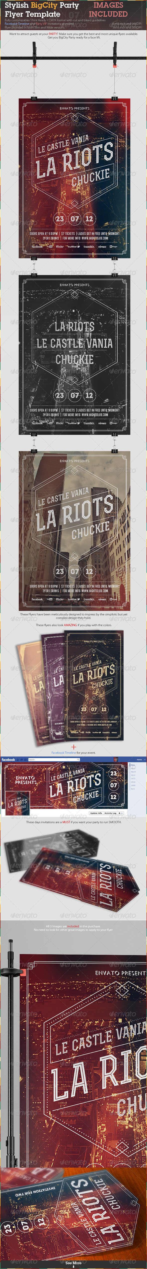 GraphicRiver Stylish BigCity Party Flyer Template 2582264 GraphicRiver Stylish BigCity Party Flyer Template 2582264
