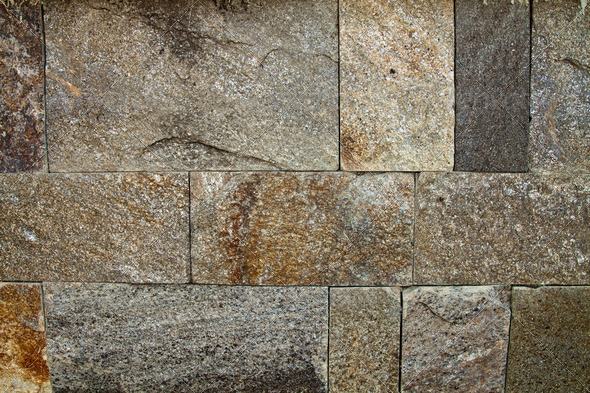 Stone wall cladding - Stock Photo - Images