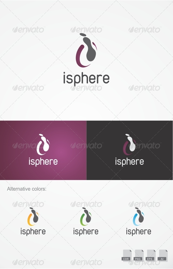 Isphere - Software logo - Letters Logo Templates