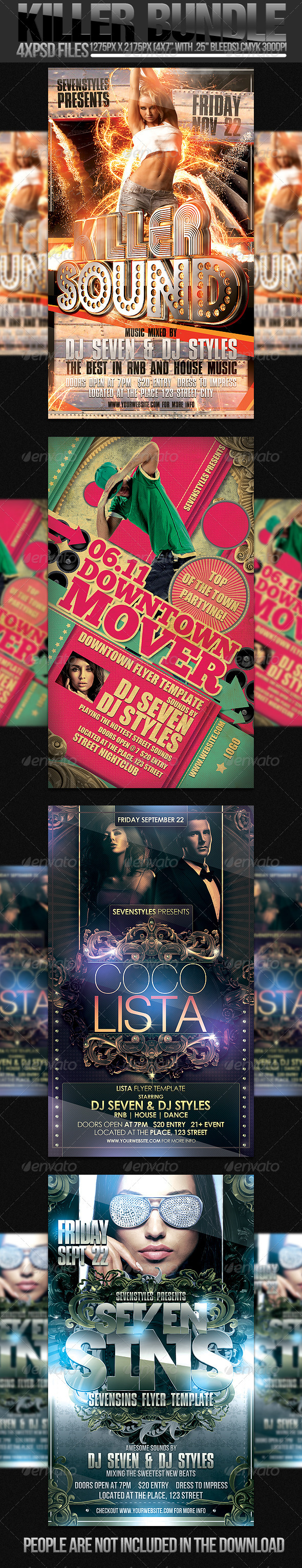 Killer Flyer Bundle - Clubs & Parties Events