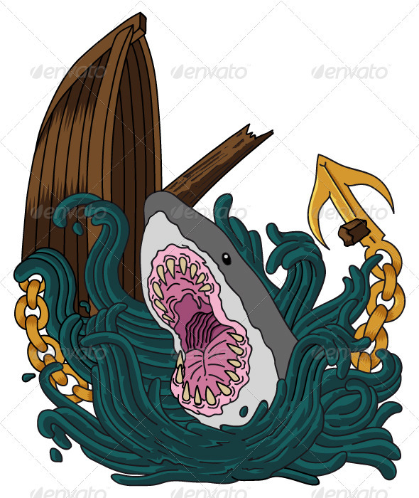 Shark - Tattoos Vectors