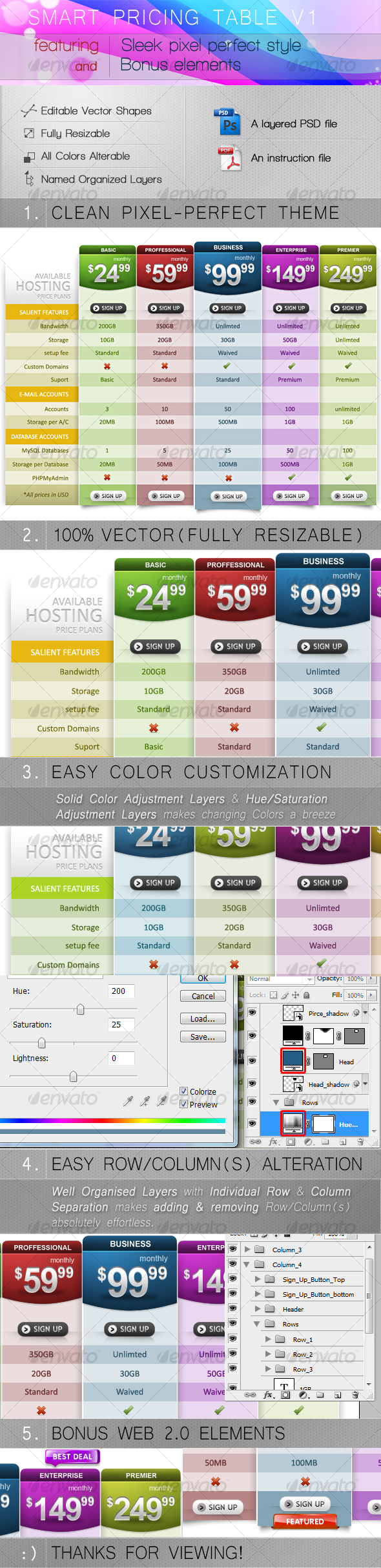 GraphicRiver Smart Pricing Table V1 94359 GraphicRiver Smart Pricing Table V1 94359