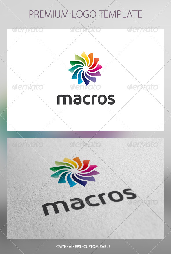 Macros - Abstract Logo Template - Abstract Logo Templates