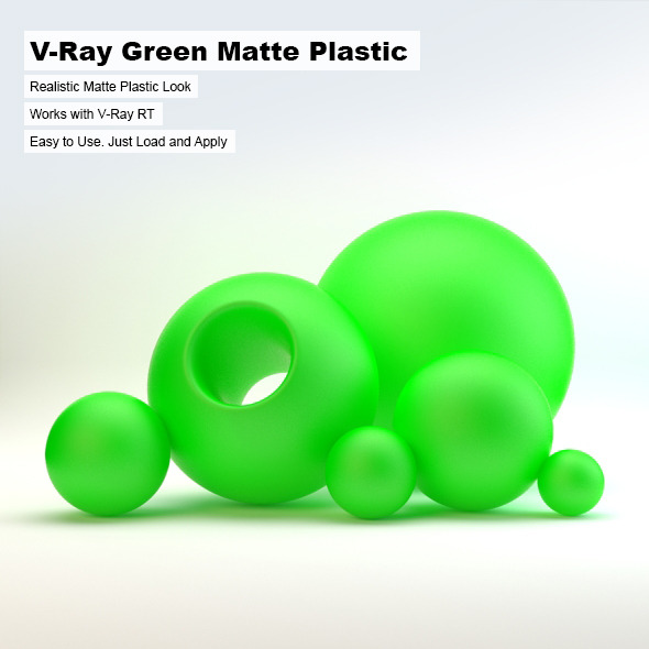 3DOcean V-Ray Green Matte Plastic 2603147 3DOcean V-Ray Green Matte Plastic 2603147