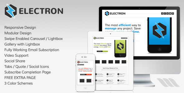 ThemeForest Electron Responsive Landing Page 2607118 ThemeForest Electron Responsive Landing Page 2607118