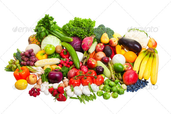 fruit and vegetables - Stock Photo - Images