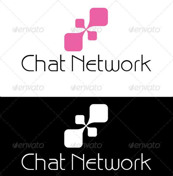 Chat Logo - Vector Abstract