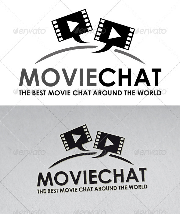 Movie Chat Logo - Symbols Logo Templates