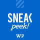 Sneakpeek Creative Portfolio WordPress Theme - ThemeForest Item for Sale