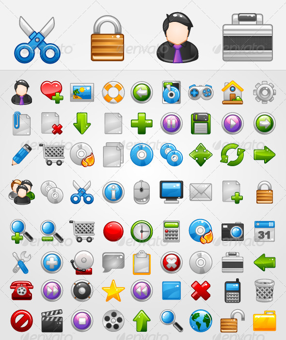 General 72 Icons - Web Icons
