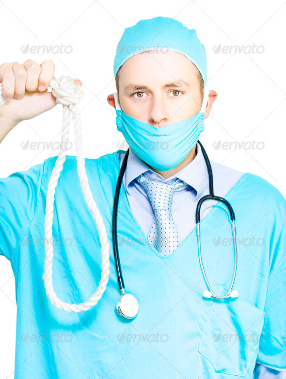 Euthanasia and assisted suicide - Stock Photo - Images
