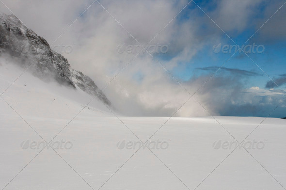 Glacier landscape - Stock Photo - Images