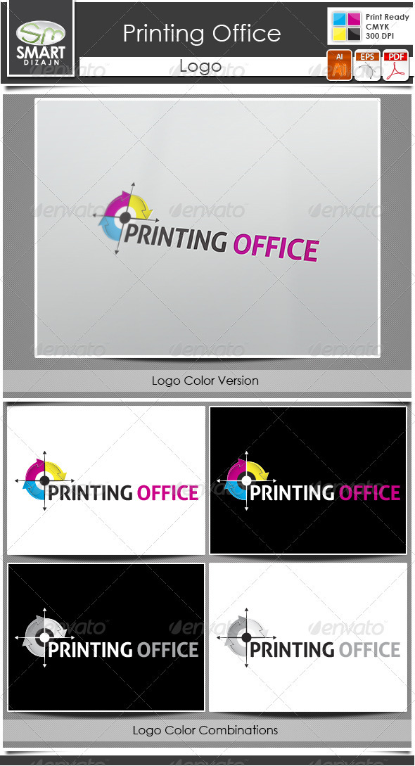 Printing Office Logo - Symbols Logo Templates