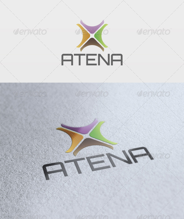 GraphicRiver Atena Logo 2628274 GraphicRiver Atena Logo 2628274