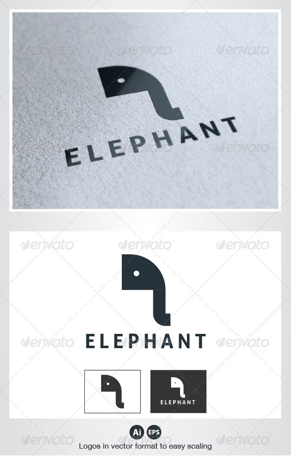Elephant Logo - Animals Logo Templates