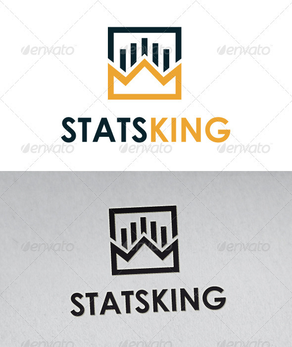 Stats King Logo - Symbols Logo Templates