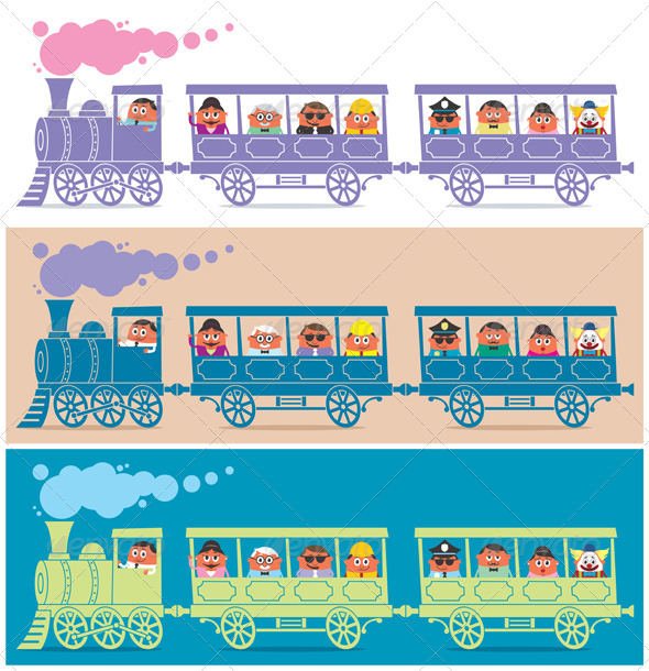 GraphicRiver Steam Train Driver 2637666 GraphicRiver Steam Train Driver 2637666