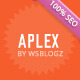 Aplex clean &amp; minimal theme - ThemeForest Item for Sale