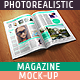 Photorealistic Magazine Mock-up Photorealistic Magazine Mock-up - GraphicRiver Item for Sale