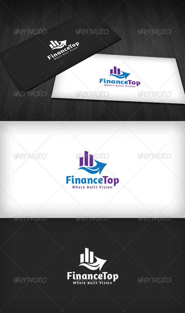Finance Top Logo - Vector Abstract
