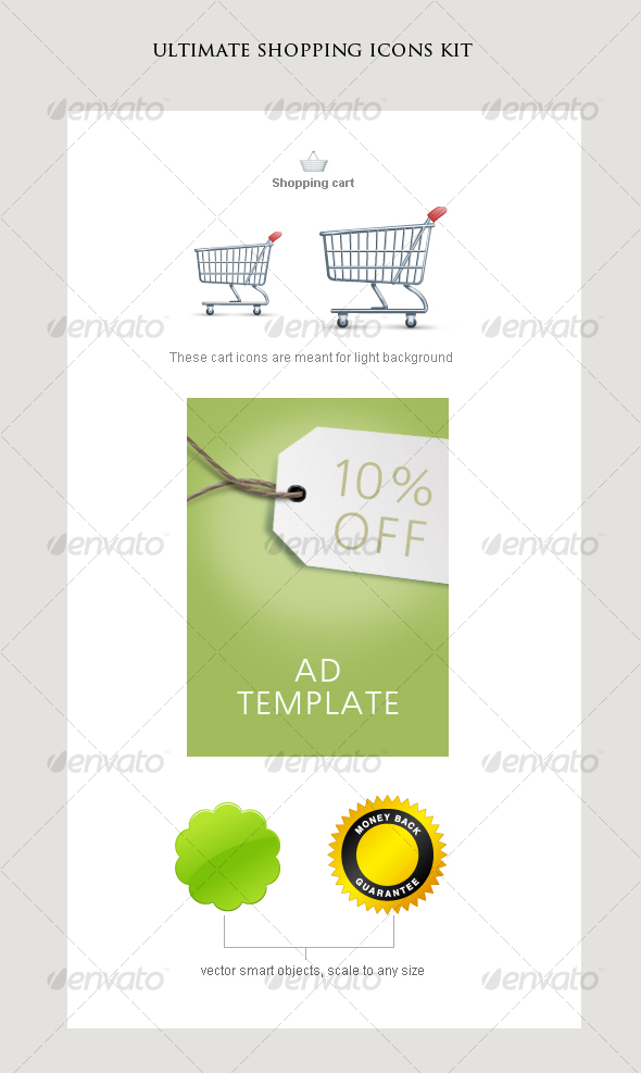 shopping icons kit - Web Icons