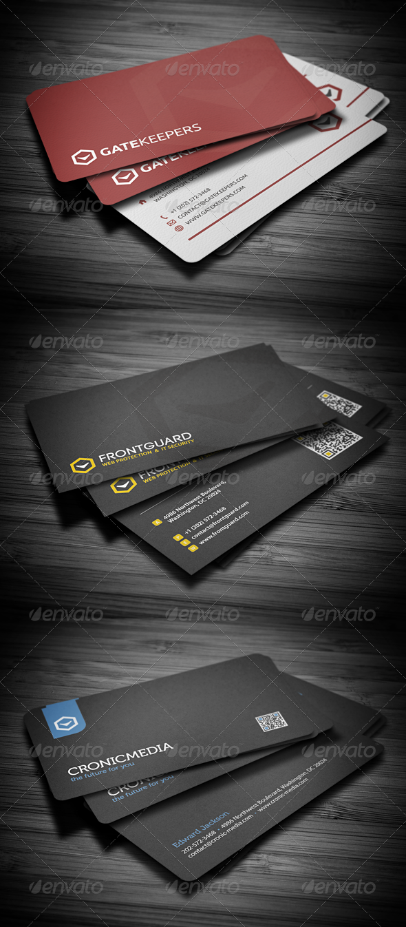 Business Cards Bundle #4 - Corporate Business Cards