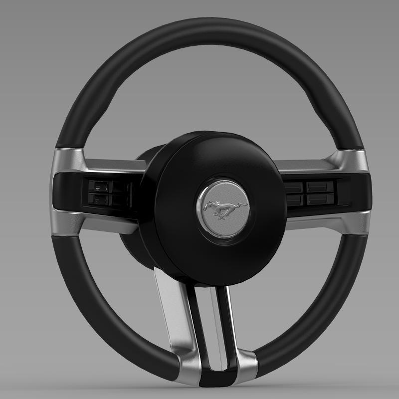 Steering Wheel Mustang - 3DOcean Item for Sale