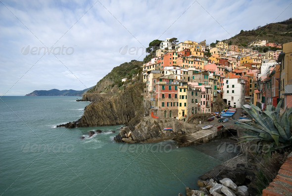 Riomaggiore, Cinque Terre, Italy - Stock Photo - Images