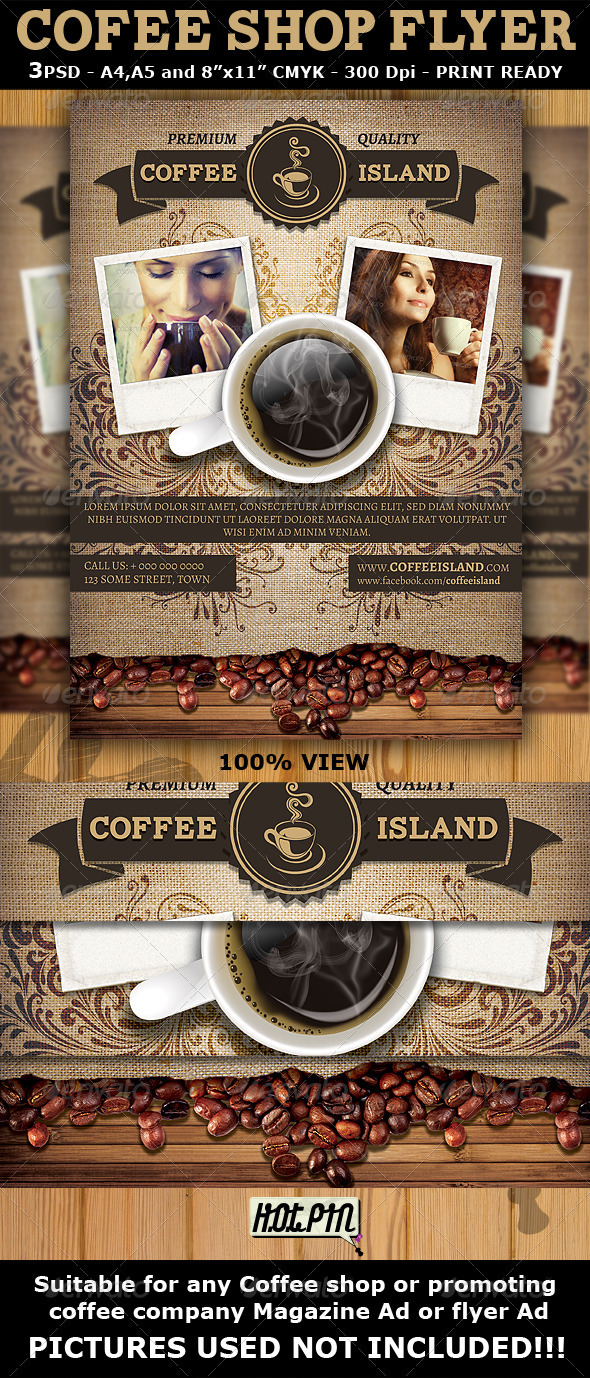 GraphicRiver Coffee Shop Magazine ad or Flyer Template 2656765 GraphicRiver Coffee Shop Magazine ad or Flyer Template 2656765