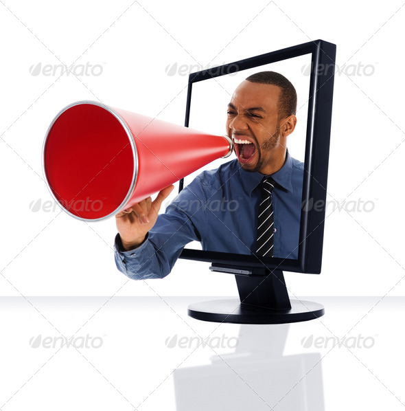 Stock Photo - PhotoDune Monitor Megaphone 295308 Stock Photo - PhotoDune Monitor Megaphone 295308