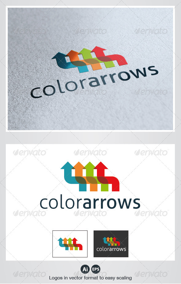 Color Arrows Logo - Symbols Logo Templates