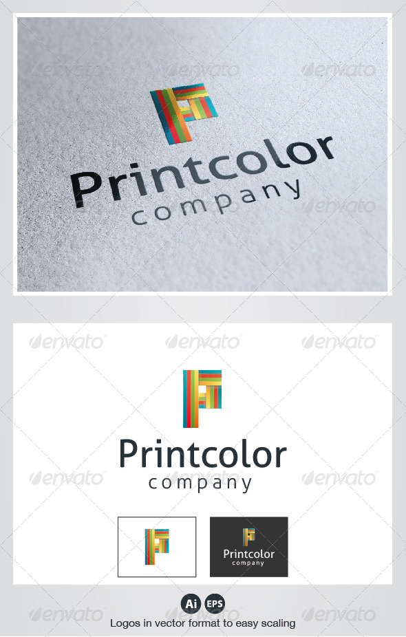 Print Color Logo - Letters Logo Templates