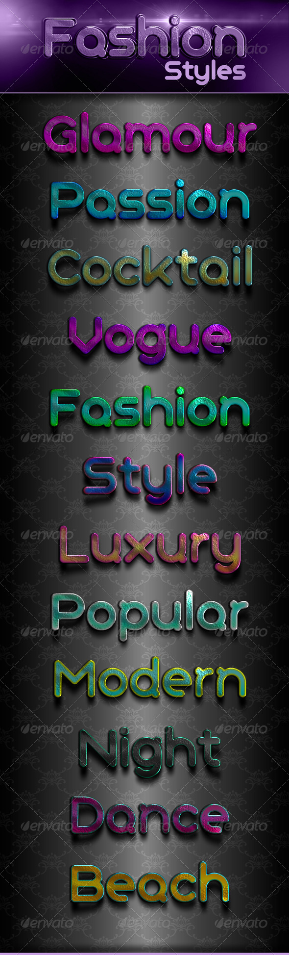 Fashion Styles - Photoshop Add-ons