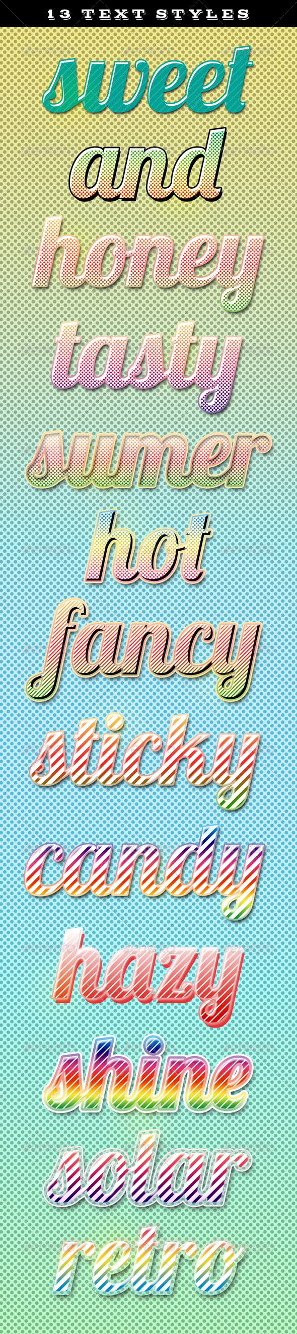 Candy Text Styles - Text Effects Styles