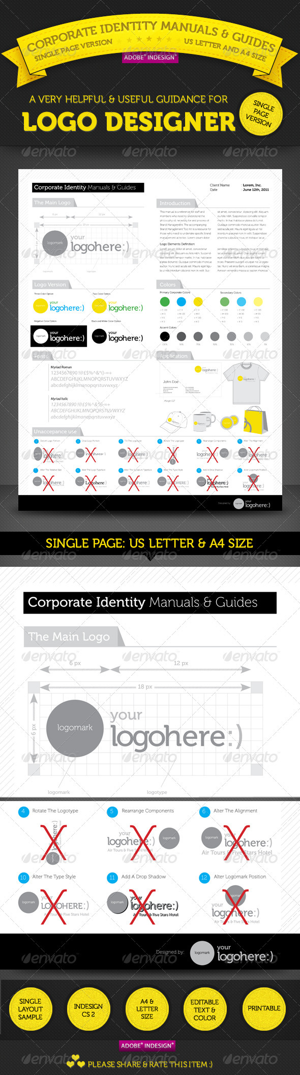 GraphicRiver Brand Manuals & Guides Single Page Version 295622 GraphicRiver Brand Manuals & Guides Single Page Version 295622