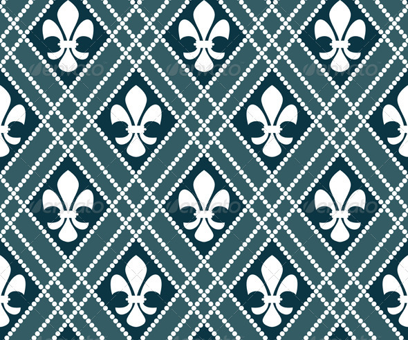 Fleur de lis seamless pattern - Patterns Decorative