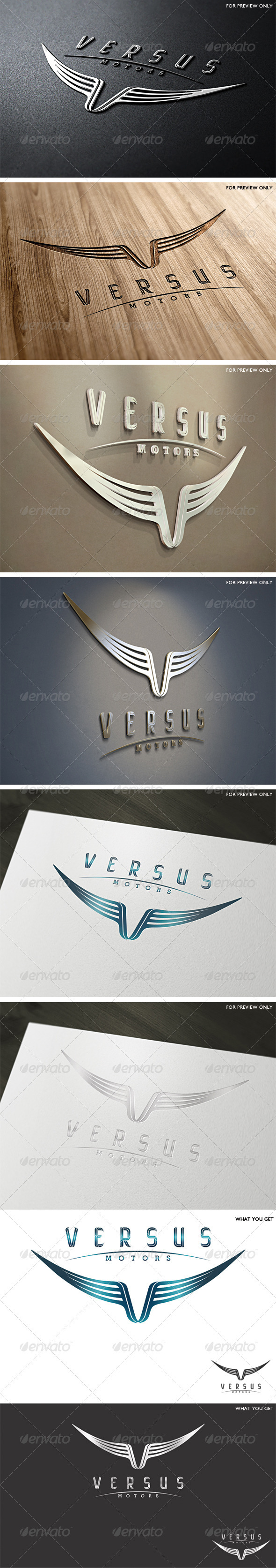 Versus Motors Logo Template - Letters Logo Templates