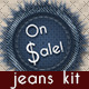 Jeans Web UI Elements Jeans Web UI Elements - GraphicRiver Item for Sale