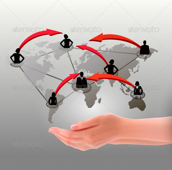 GraphicRiver Hands holding social network Vector illustration 2668948 GraphicRiver Hands holding social network Vector illustration 2668948