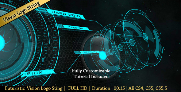 After Effects Project - VideoHive futuristic vision logo string 2675336 After Effects Project - VideoHive futuristic vision logo string 2675336