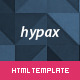 Hypax - One Page Portfolio - ThemeForest Item for Sale